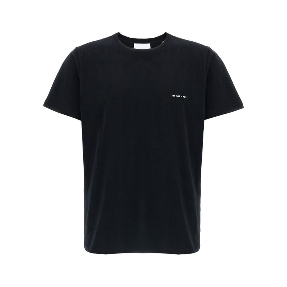 Isabel Marant Black Cotton Men's T-Shirt